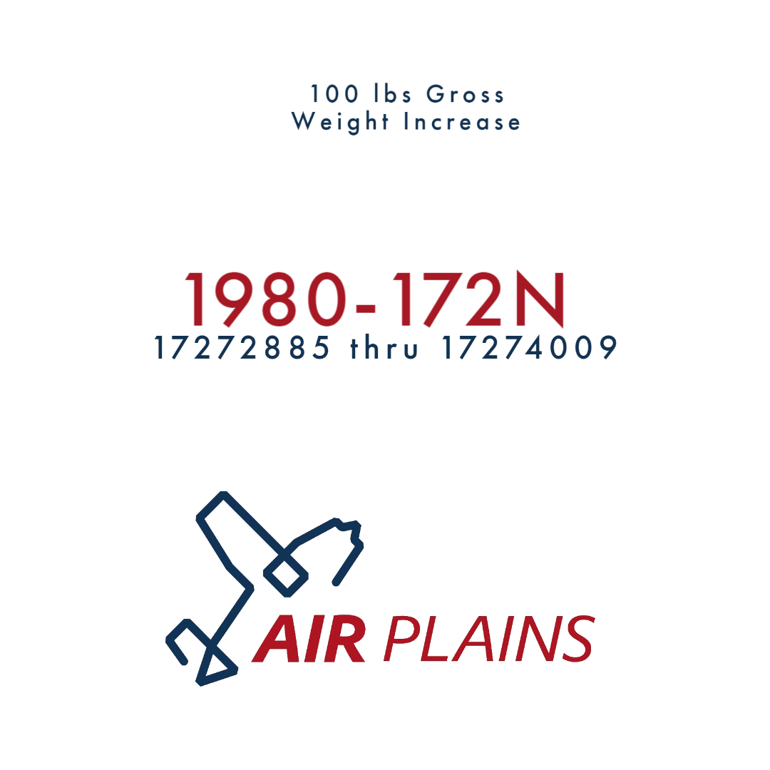 100 lbs Gross Weight Increase